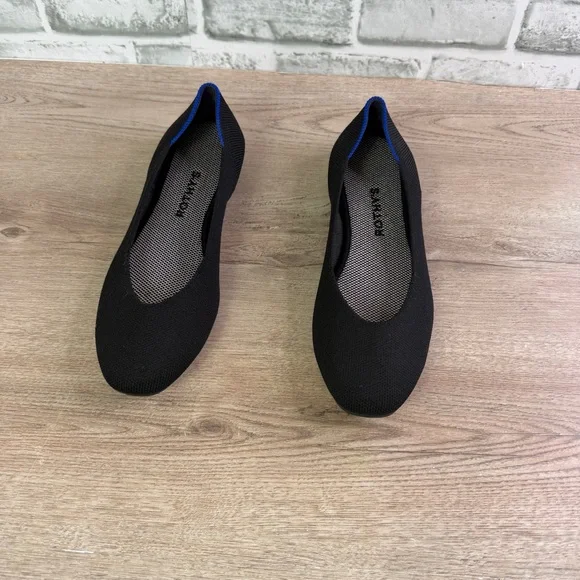 Rothy's Black and Blue Women's Flats - Picture 3 of 6